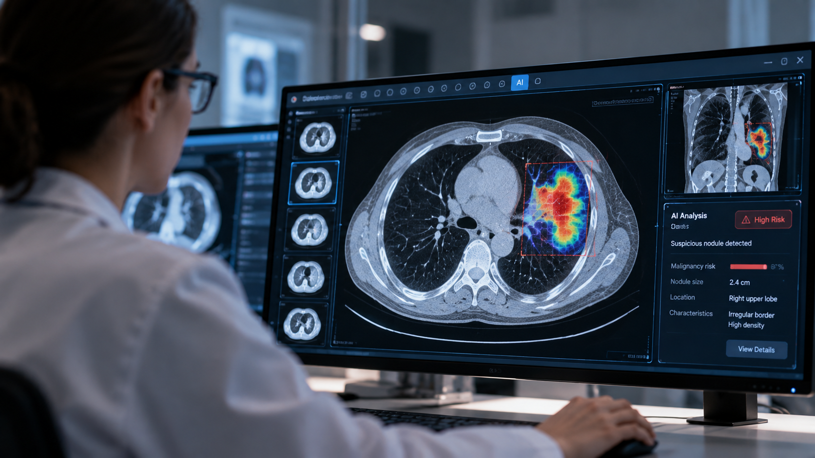 Researchers trained a new AI model to identify health risks from CT scans