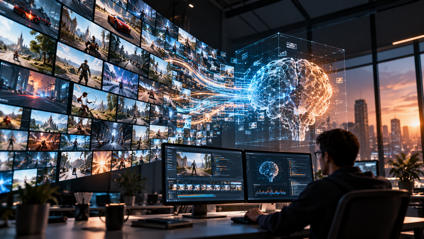 Researchers trained AI models using 1 million hours of gaming data