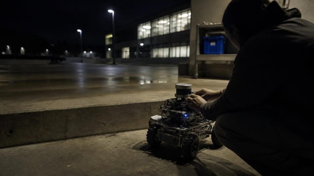 Researchers split robotic navigation tasks into two floor levels to improve success